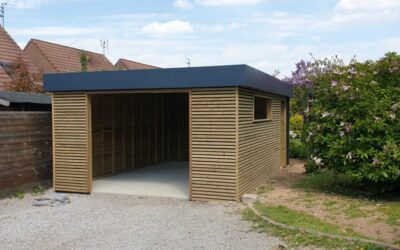 Garage bois sur Péronne-en-mélantois/Louvil-Nord-59