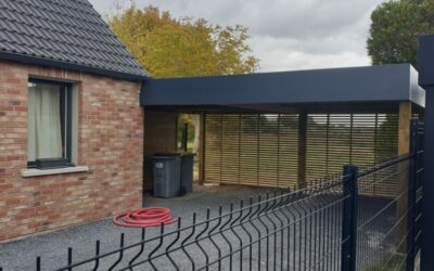 Carport bois à Genech-mouchin
