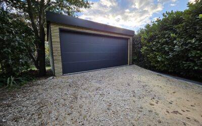 Garage bois aluminium à Coutiches