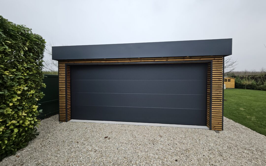 Garage ossature bois à Valenciennes