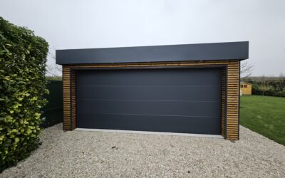 Garage ossature bois à Valenciennes