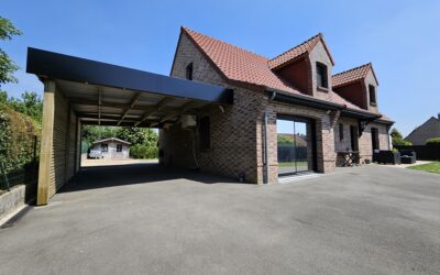 Carport bois aluminium secteur Carvin