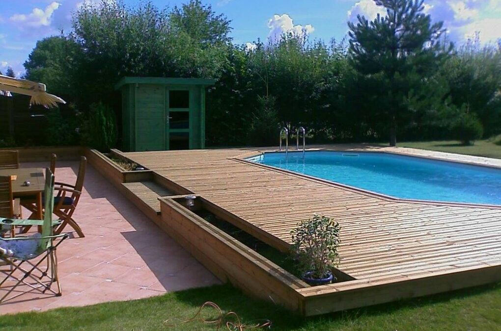 Terrasse  bois exotique région Lille à Tilloy lez Marchiennes
