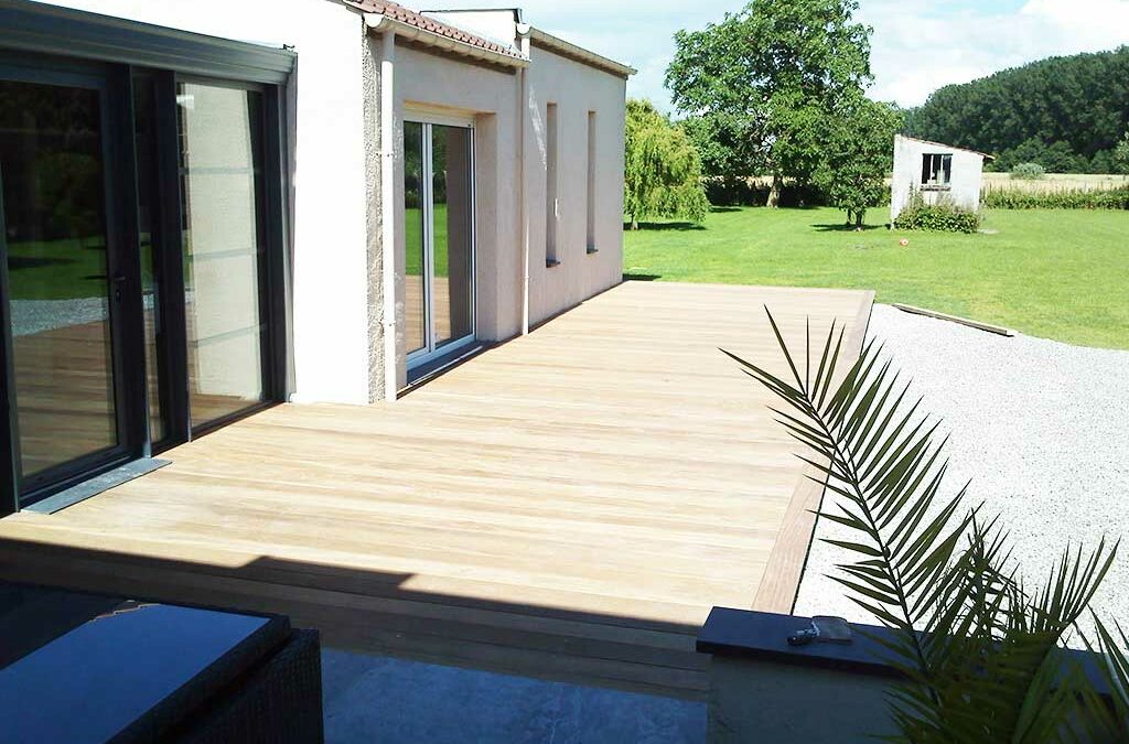 Réalisation d&rsquo;une terrasse à Orchies proche de Lille en Cumaru